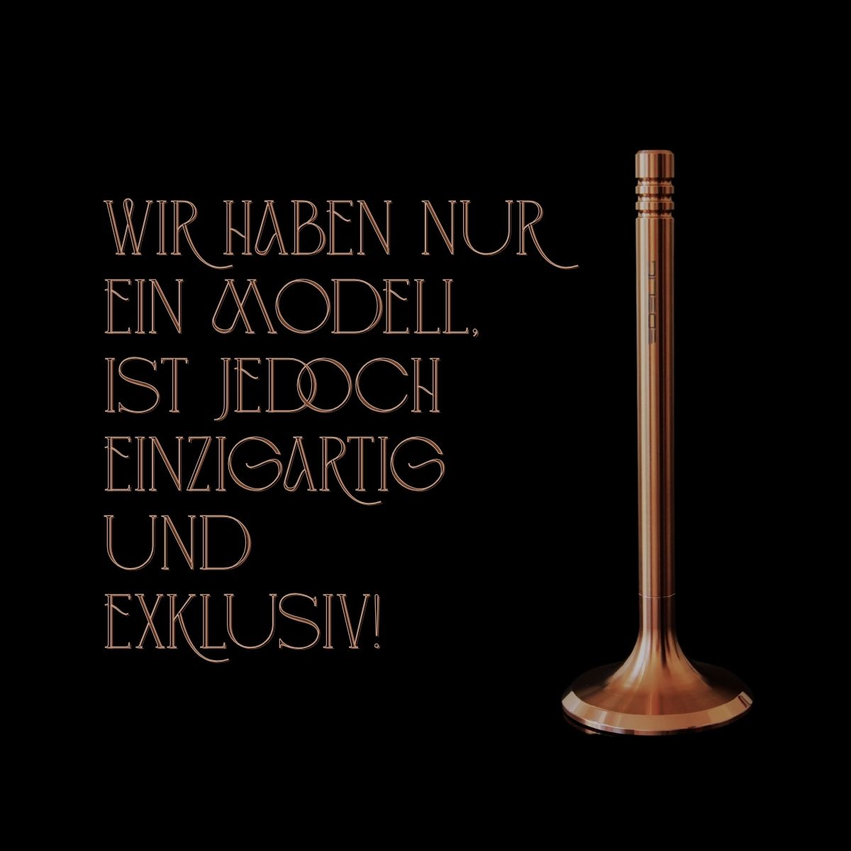 Tintenroller V4INK in PVD- Kupfer