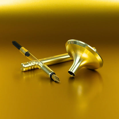 Füllfederhalter V4INK in PVD- Hellgold