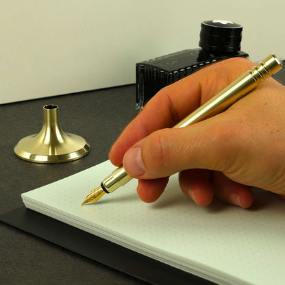 Füllfederhalter V4INK in PVD- Hellgold